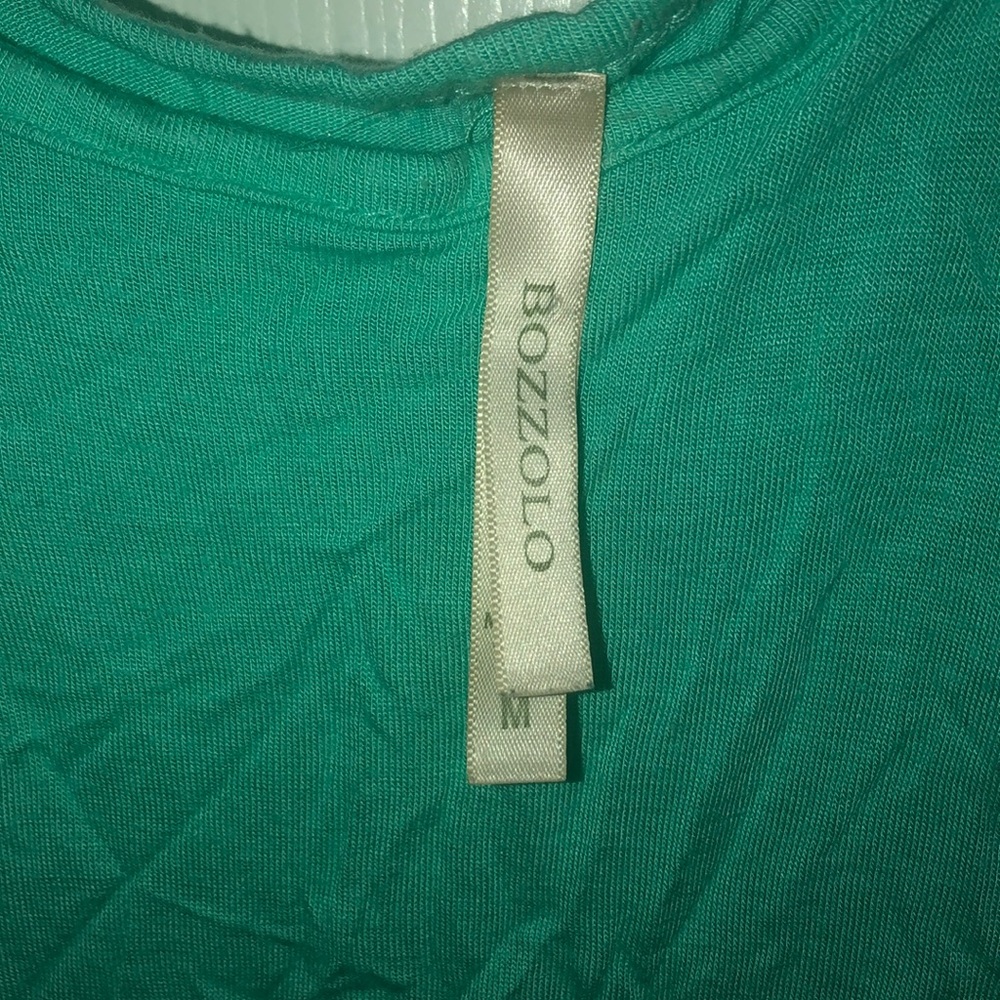 Basic Blue Crop Top - Picture 2 of 3